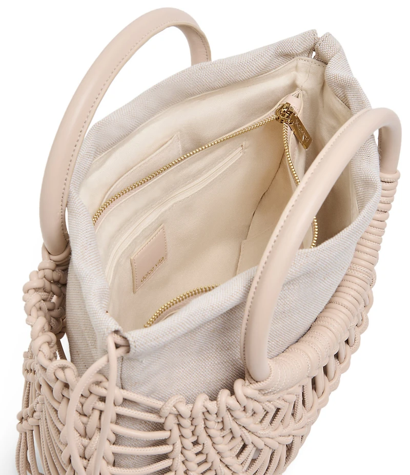 Dolce Vita Azure Woven Satchel Bag