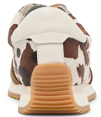 Dolce Vita B.NTCD Cow Print Calf Hair Retro Jogger Sneakers