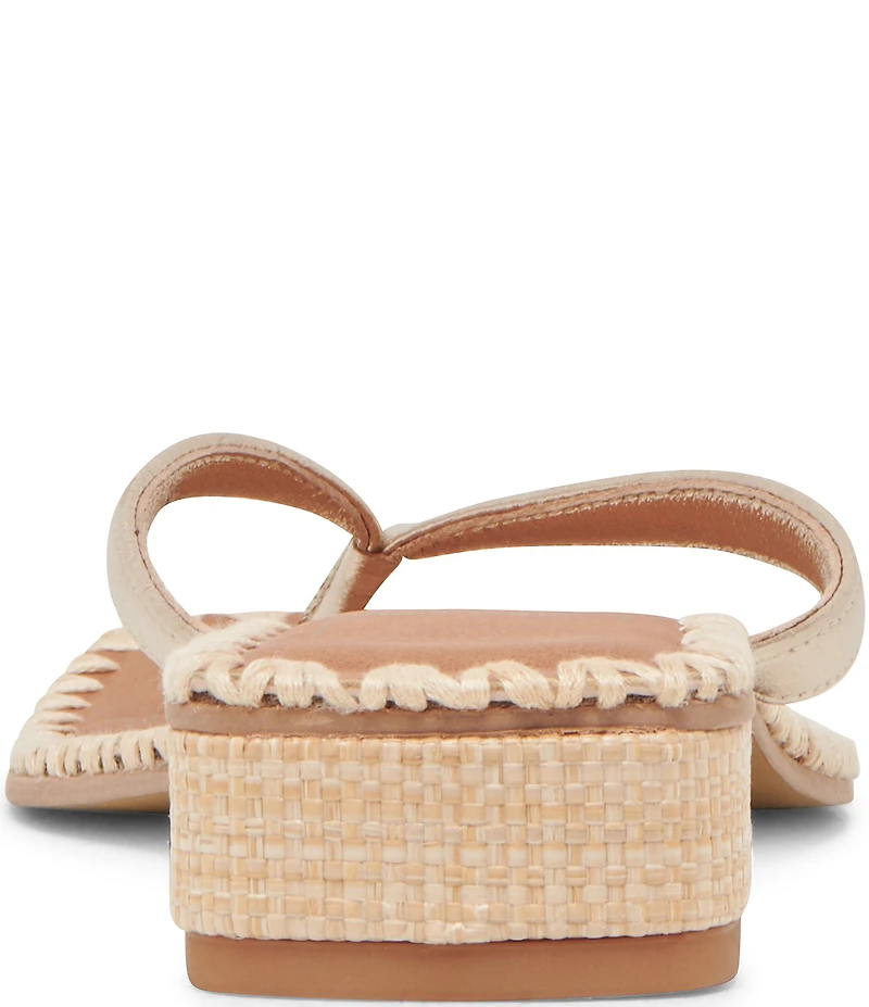 Dolce Vita Barty Leather Thong Sandals