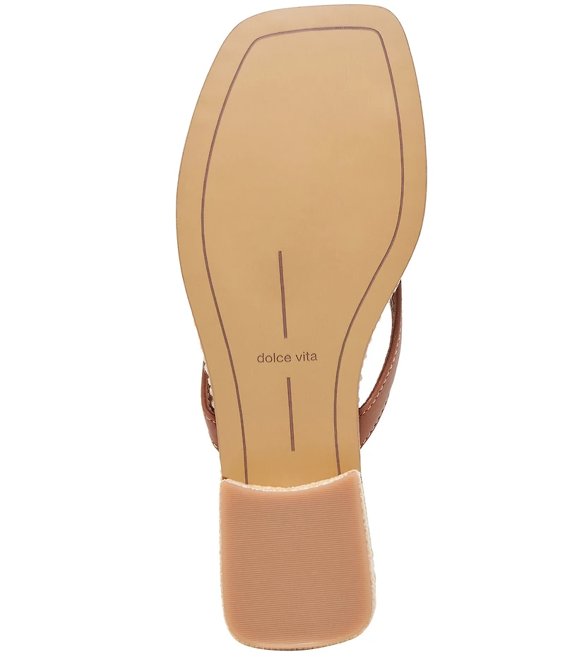 Dolce Vita Barty Leather Thong Sandals