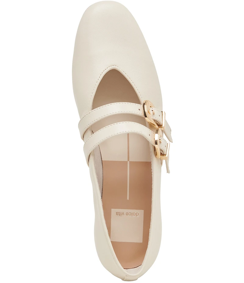 Dolce Vita Baylee Leather Mary Jane Ballet Flats