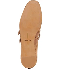 Dolce Vita Baylee Perforated Suede Mary Jane Ballet Flats