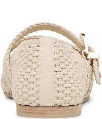 Dolce Vita Baylee Woven Leather Mary Jane Ballet Flats