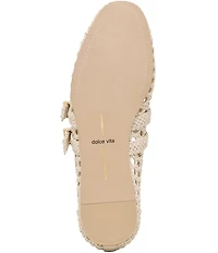 Dolce Vita Baylee Woven Leather Mary Jane Ballet Flats