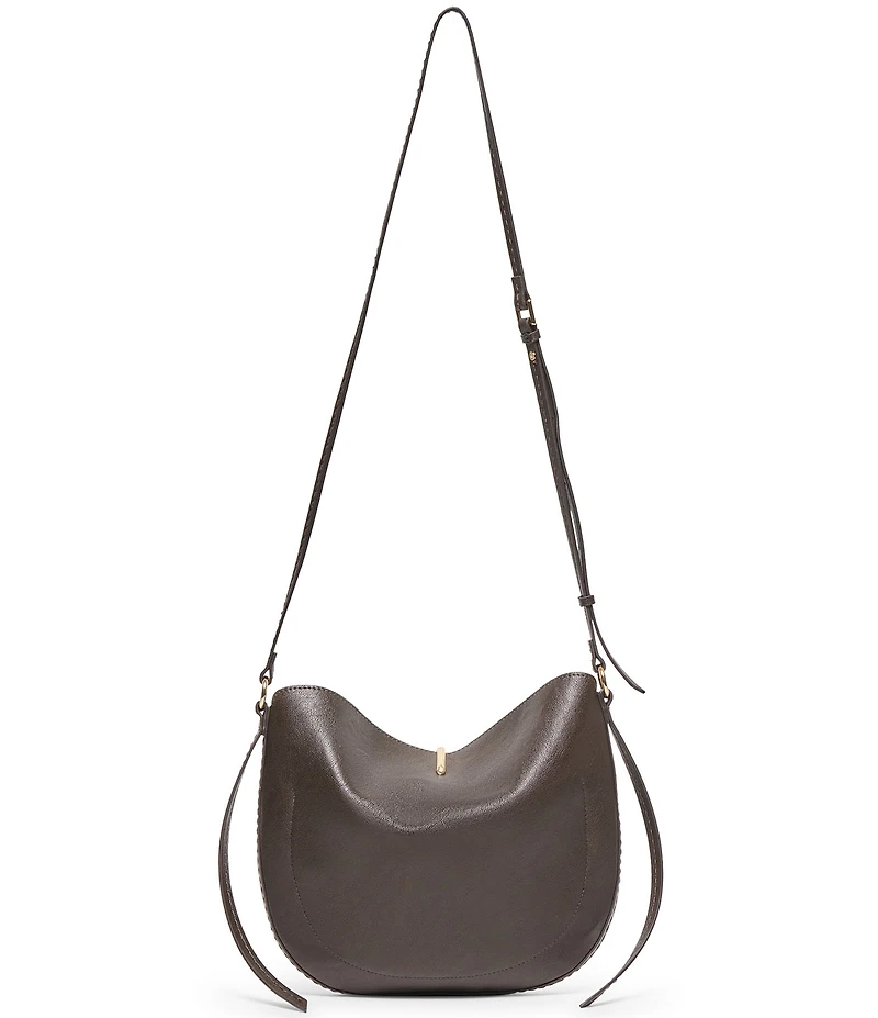 Dolce Vita Bennett Raffia Slouchy Foldover Crossbody Bag