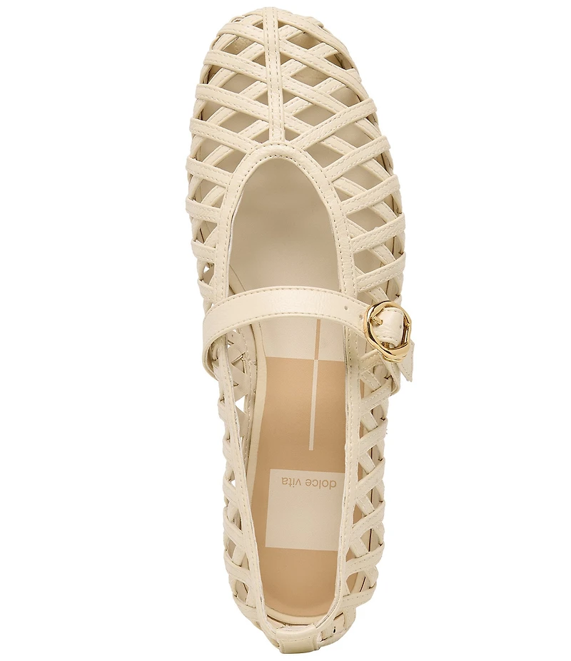 Dolce Vita Bodey Woven Mary Jane Ballet Flats