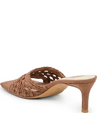 Dolce Vita Bowen Raffia Woven Slide Dress Sandals
