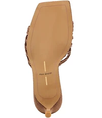 Dolce Vita Bowen Raffia Woven Slide Dress Sandals