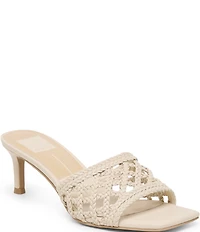 Dolce Vita Bowen Woven Slide Dress Sandals