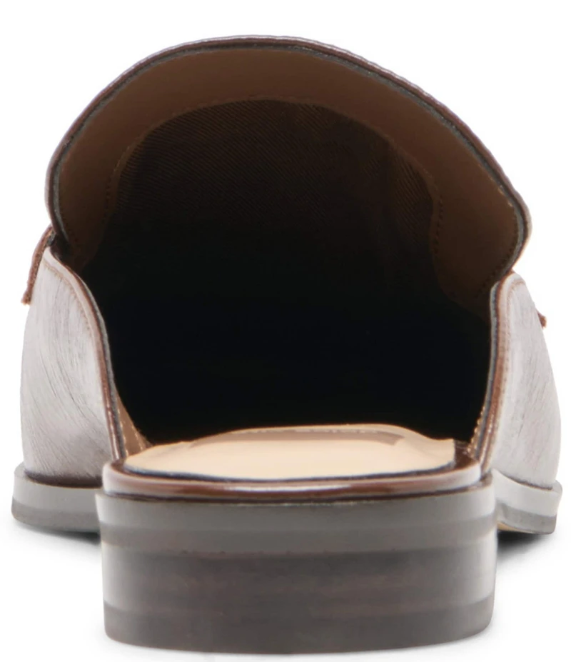 Dolce Vita Bowey Leather Metal Ornament Loafer Mules
