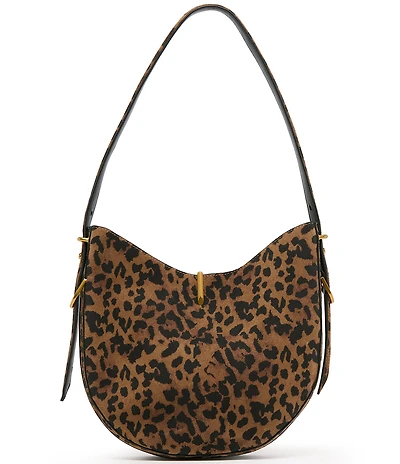 Dolce Vita Bree Leopard Suede Shoulder Bag