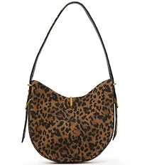 Dolce Vita Bree Leopard Suede Shoulder Bag