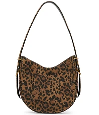 Dolce Vita Bree Leopard Suede Shoulder Bag