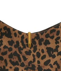 Dolce Vita Bree Leopard Suede Shoulder Bag