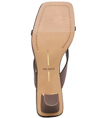 Dolce Vita Brevel Raffia Thong Kitten Heel Dress Sandals