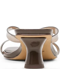 Dolce Vita Brevel Vinyl Thong Kitten Heel Dress Sandals