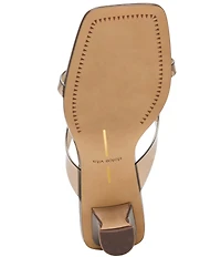 Dolce Vita Brevel Vinyl Thong Kitten Heel Dress Sandals