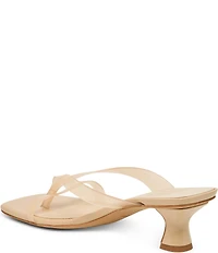 Dolce Vita Brevel Vinyl Thong Kitten Heel Dress Sandals