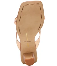 Dolce Vita Brevel Vinyl Thong Kitten Heel Dress Sandals