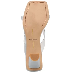 Dolce Vita Brevel Vinyl Thong Kitten Heel Dress Sandals