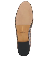 Dolce Vita Cadel Leopard Mesh Bow Mary Jane Ballet Flats