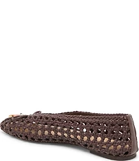 Dolce Vita Cason Woven Leather Ballet Flats