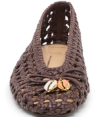 Dolce Vita Cason Woven Leather Ballet Flats