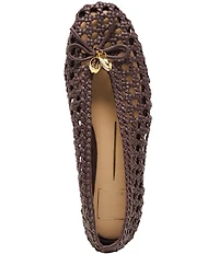 Dolce Vita Cason Woven Leather Ballet Flats
