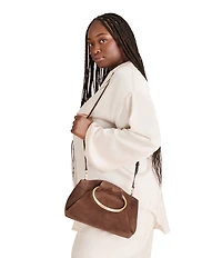 Dolce Vita Channing Pleated O Ring Clutch