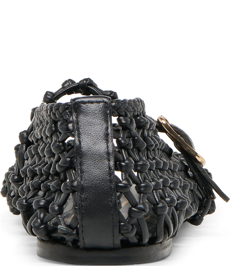 Dolce Vita Clair Woven Leather Mary Jane Ballet Flats