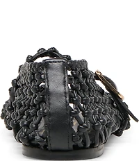 Dolce Vita Clair Woven Leather Mary Jane Ballet Flats