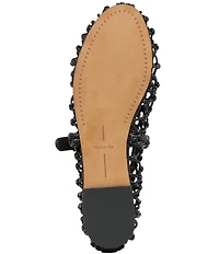 Dolce Vita Clair Woven Leather Mary Jane Ballet Flats