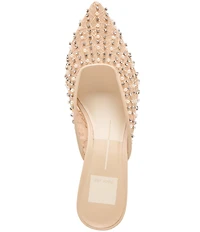 Dolce Vita Cleo Pearl Lace Embellished Kitten Heel Mules