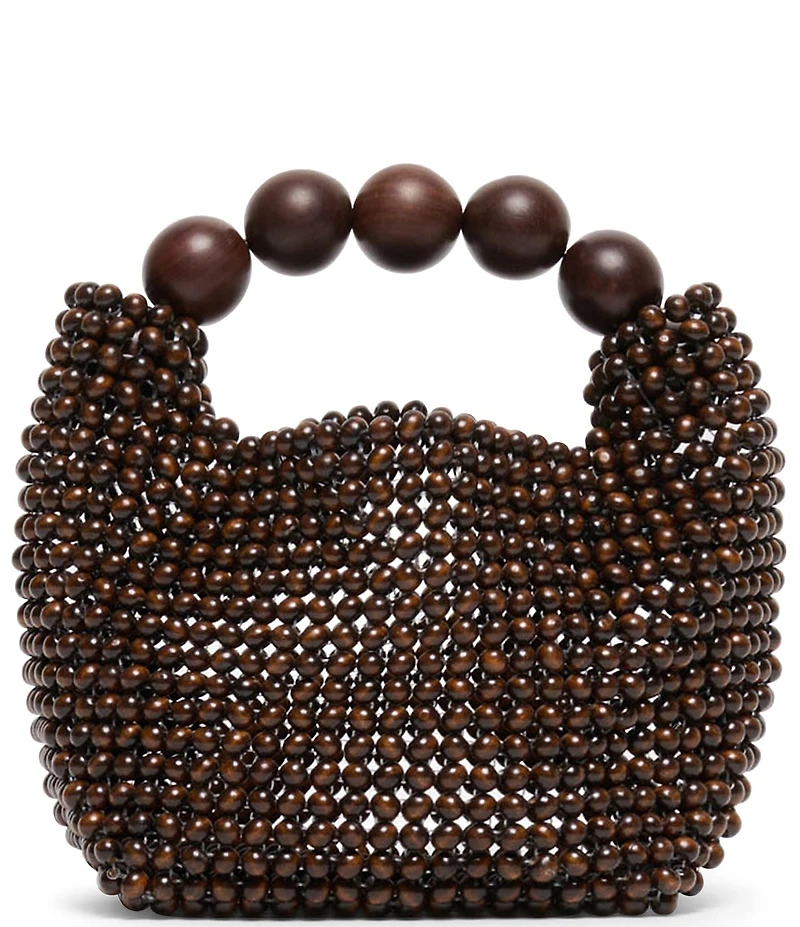 Dolce Vita Clover Wooden Beaded Top Handle Clutch
