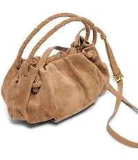 Dolce Vita Cocoa Suede Crossbody Bag