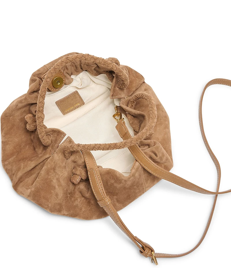 Dolce Vita Cocoa Suede Crossbody Bag