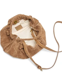 Dolce Vita Cocoa Suede Crossbody Bag