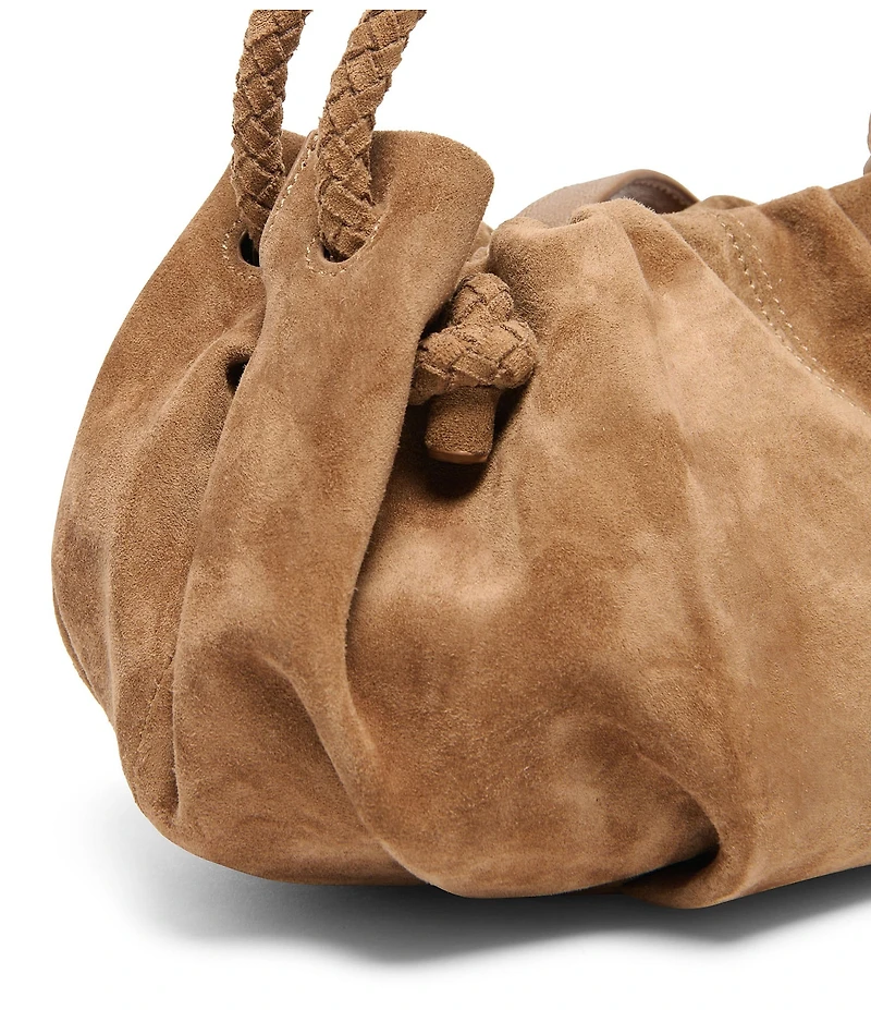Dolce Vita Cocoa Suede Crossbody Bag