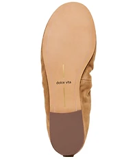Dolce Vita Conrad Ruched Suede Ballet Flats