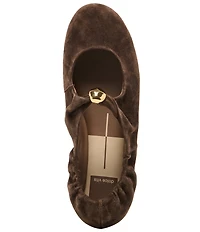 Dolce Vita Cornel Leather Ruched Ballet Flats