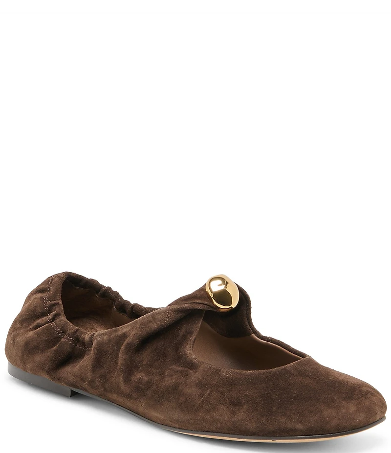 Dolce Vita Cornel Suede Ruched Ballet Flats