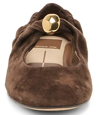 Dolce Vita Cornel Suede Ruched Ballet Flats