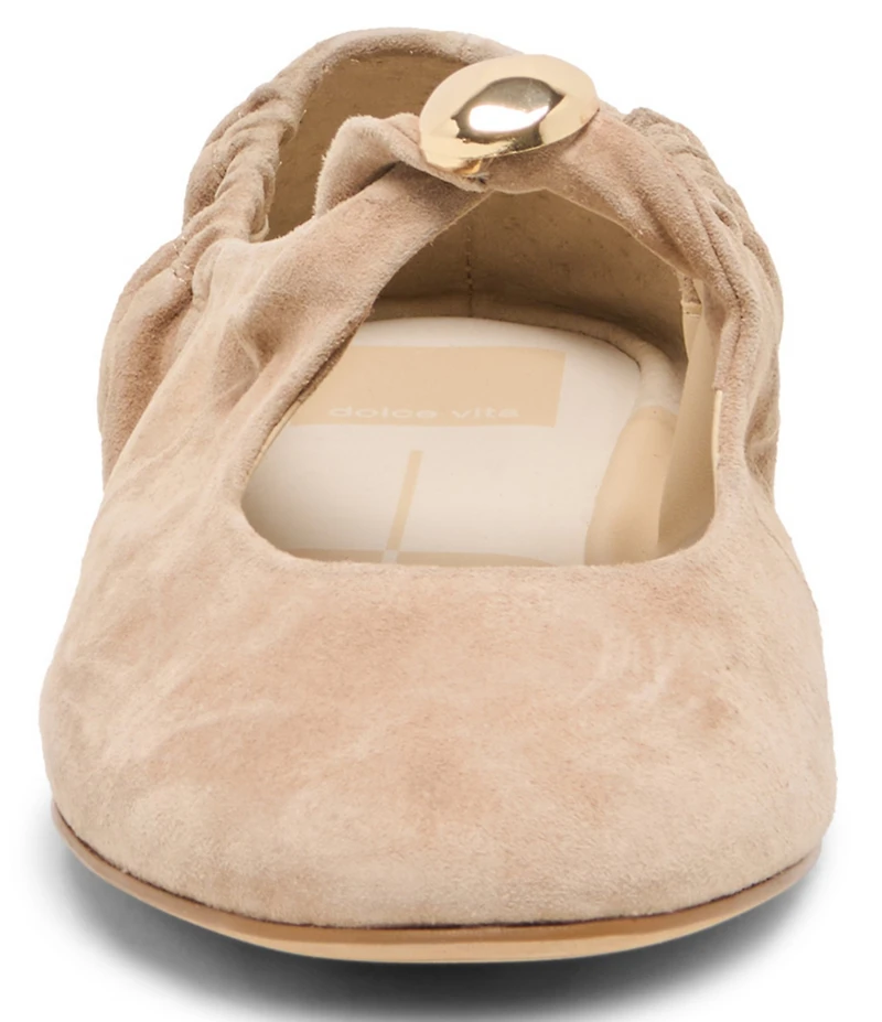 Dolce Vita Cornel Suede Ruched Ballet Flats