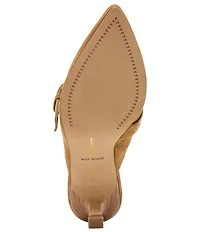 Dolce Vita Cyrah Suede Mary Jane Buckle Kitten Heel Mules