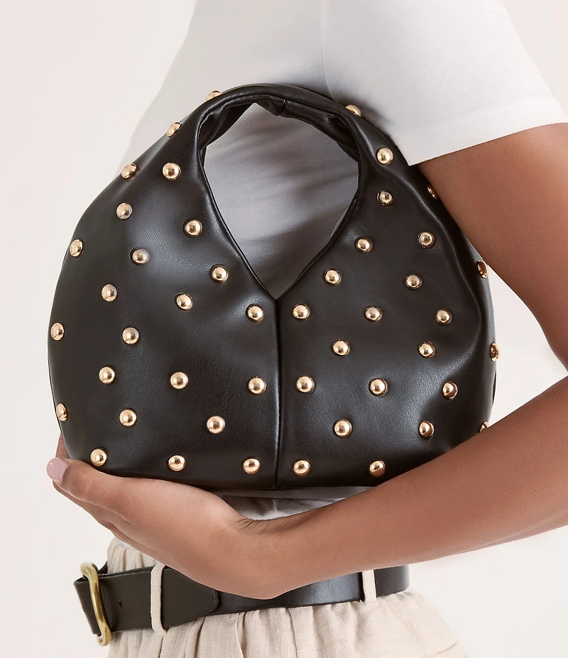 Dolce Vita Dahlia Studded Hobo Bag