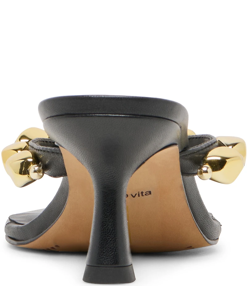 Dolce Vita Daksie Leather Metallic Bead Embellished Thong Dress Sandals