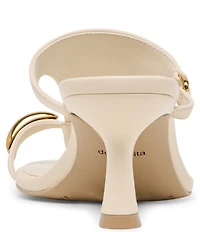 Dolce Vita Derrel Leather Toe Ring Hardware Dress Sandals
