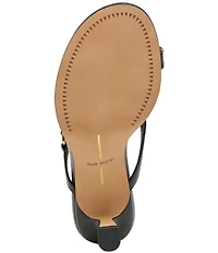 Dolce Vita Derrel Leather Toe Ring Hardware Dress Sandals