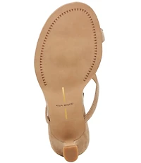 Dolce Vita Derrel Suede Toe Ring Hardware Dress Sandals
