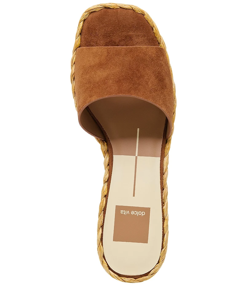 Dolce Vita Dixi Suede Banded Slide Sandals